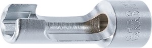 Spezial-Steckschlüssel-Einsatz, geschlitzt | Antrieb Innenvierkant 10 mm (3/8") | SW 8 mm 