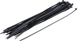 Kabelbinder-Sortiment | schwarz | 4,5 x 350 mm | 50-tlg. 