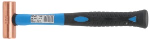 Kupferhammer | Fiberglasstiel | Ø 32 mm | 680 g (1.5 lb) - Kopf 