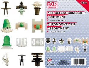 Kfz-Befestigungsclip-Sortiment für Audi, VW | 160-tlg. 