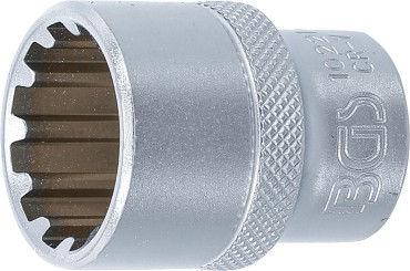 Steckschlüssel-Einsatz Gear Lock | Antrieb Innenvierkant 12,5 mm (1/2") | SW 21 mm 