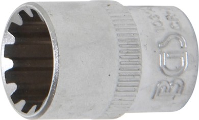 Steckschlüssel-Einsatz Gear Lock | Antrieb Innenvierkant 10 mm (3/8") | SW 14 mm 