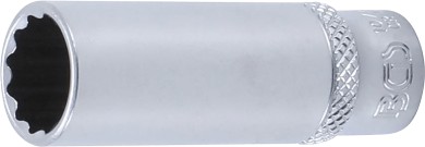 Umetak za utični ključ dvanaesterokutni, duboki | 6,3 mm (1/4") | 12 mm 
