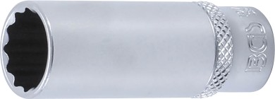 Topnøgletop tolvkant, dyb | 6,3 mm (1/4") | 13 mm 