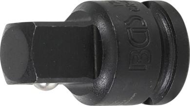 Kraft-Steckschlüssel-Adapter | Innenvierkant 10 mm (3/8") - Außenvierkant 12,5 mm (1/2") 