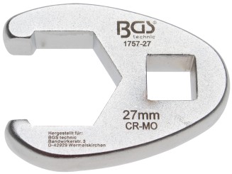 Plochý otevřený klíč | 12,5 mm (1/2") | 27 mm 