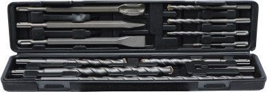 Hammer-, Bohrer- und Meißel-Satz | SDS-Schaft, Hartmetallspitze | 5 - 20 mm | 12-tlg. 
