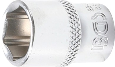 Steckschlüssel-Einsatz Sechskant | Antrieb Innenvierkant 6,3 mm (1/4") | SW 12 mm 