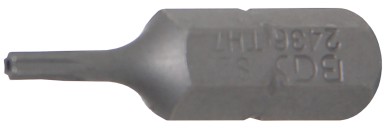 Bit | Länge 25 mm | Antrieb Außensechskant 6,3 mm (1/4") | T-Profil (für Torx) mit Bohrung T7 