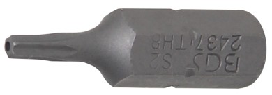 Bit | Länge 25 mm | Antrieb Außensechskant 6,3 mm (1/4") | T-Profil (für Torx) mit Bohrung T8 