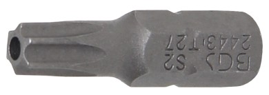 Bit | Länge 25 mm | Antrieb Außensechskant 6,3 mm (1/4") | T-Profil (für Torx) mit Bohrung T27 