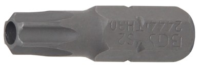 Bit | Länge 25 mm | Antrieb Außensechskant 6,3 mm (1/4") | T-Profil (für Torx) mit Bohrung T30 