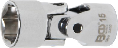 Cheie tubulară 6 colțuri cu articulație cardanică | 10 mm (3/8") | 15 mm 