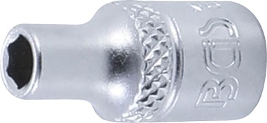 Steckschlüssel-Einsatz Sechskant | Antrieb Innenvierkant 6,3 mm (1/4") | SW 4,5 mm 