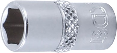 Steckschlüssel-Einsatz Sechskant | Antrieb Innenvierkant 6,3 mm (1/4") | SW 8 mm 