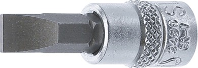 Bit-Einsatz | Antrieb Innenvierkant 6,3 mm (1/4") | Schlitz 7 mm 