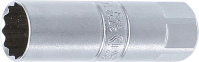 Zündkerzen-Einsatz Zwölfkant | Antrieb Innenvierkant 10 mm (3/8") | SW 16 mm 