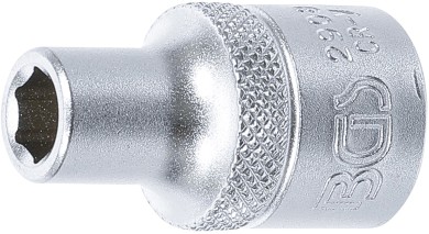 Steckschlüssel-Einsatz Sechskant | Antrieb Innenvierkant 12,5 mm (1/2") | SW 8 mm 
