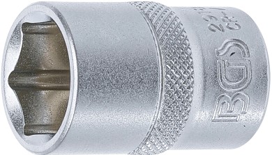 Steckschlüssel-Einsatz Sechskant | Antrieb Innenvierkant 12,5 mm (1/2") | SW 18 mm 