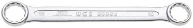 Double Ring Spanner | extra flat | 14 x 15 mm 