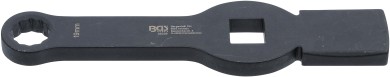 Slogging Ring Spanner | 12-point | with 2 Striking Faces | 19 mm 