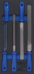 Inserção para carrinho de ferramentas 1/3: Conjunto de limas | 5 peças 