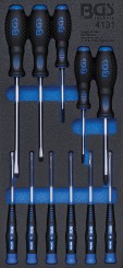 Inserção para carrinho de ferramentas 1/3: Conjunto de chaves de fendas | 11 peças 