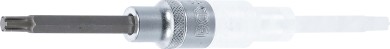 Douilles à embouts | longueur 100 mm | 12,5 mm (1/2") | profil cannelé (pour RIBE) M7 