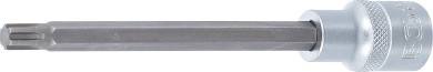 Douilles à embouts | longueur 140 mm | 12,5 mm (1/2") | profil cannelé (pour RIBE) M8 