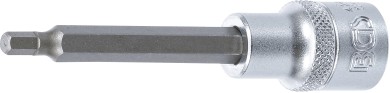 Bit-Einsatz | Länge 100 mm | Antrieb Innenvierkant 12,5 mm (1/2") | Innensechskant 5 mm 