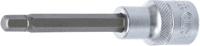Bit-Einsatz | Länge 100 mm | Antrieb Innenvierkant 12,5 mm (1/2") | Innensechskant 7 mm 