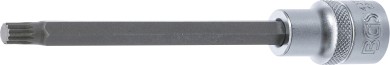 Dopsleutelbit | lengte 140 mm | 12,5 mm (1/2") | veeltand (voor XZN) M8 