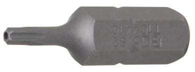 Bit | Länge 30 mm | Antrieb Außensechskant 8 mm (5/16") | T-Profil (für Torx) mit Bohrung T10 