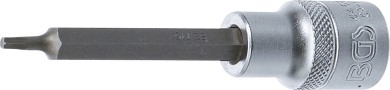Bit-Einsatz | Länge 100 mm | Antrieb Innenvierkant 12,5 mm (1/2") | T-Profil (für Torx) T15 
