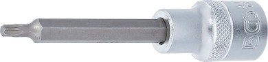Chiave a bussola | lunghezza 100 mm | 12,5 mm (1/2") | profilo a T (per Torx) T25 