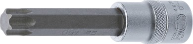 Behajtófej | Hossz 100 mm | 12,5 mm (1/2") | T-profil (Torx) T60 