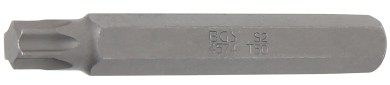 Bit | Längd 75 mm | Yttre sexkant 10 mm (3/8") | T-Profil (för Torx) T50 