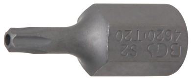 Bit | Länge 30 mm | Antrieb Außensechskant 10 mm (3/8") | T-Profil (für Torx) mit Bohrung T20 
