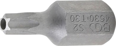 Bit | Antrieb Außensechskant 10 mm (3/8") | T-Profil (für Torx) mit Bohrung T30 