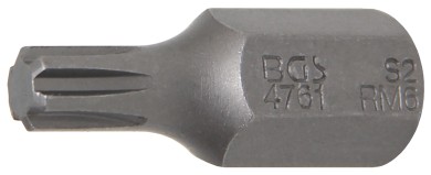 Bit | Antrieb Außensechskant 10 mm (3/8") | Keil-Profil (für RIBE) M6 