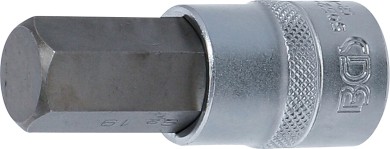 Behajtófej | 12,5 mm (1/2") | Belső hatszögletű 19 mm 