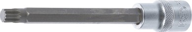 Dopsleutelbit | lengte 140 mm | 12,5 mm (1/2") | veeltand (voor XZN) M10 