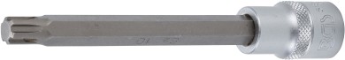 Douilles à embouts | longueur 140 mm | 12,5 mm (1/2") | profil cannelé (pour RIBE) M10 