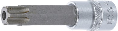 Chiave a bussola | lunghezza 100 mm | 12,5 mm (1/2") | profilo a T (per Torx) con alesatura T80 