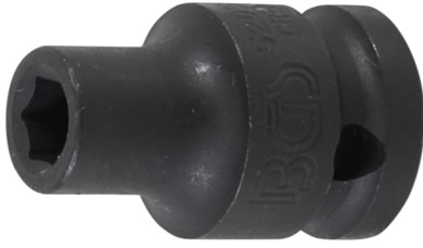 Kracht dopsleutel zeskant | 12,5 mm (1/2") | 8 mm 