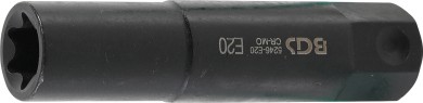 Dopsleutel E-profiel, extra lang | zeskant 22 mm | E20 