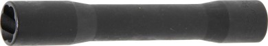 Bussola esagonale / cacciavite con profilo elicoidale, profondi | 12,5 mm (1/2") | 17 mm 