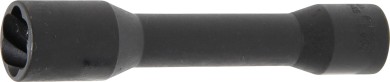 Spirálbites dugókulcsbetét / csavarkiszedő, mély | 12,5 mm (1/2") | 21 mm 