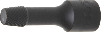 Cap cheie tubulară profil spiral / Extractoare de șuruburi | 10 mm (3/8") | 10 mm 