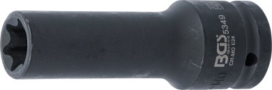 Kraft-Steckschlüssel-Einsatz E-Profil, tief | Antrieb Innenvierkant 20 mm (3/4") | SW E24 